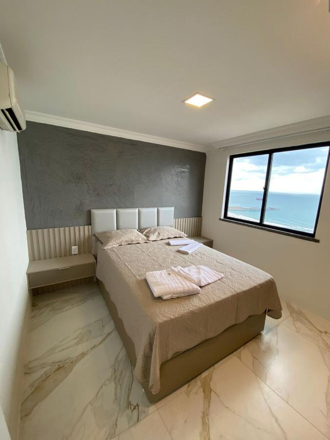 Apartamento Praia De Iracema Vista Para O Mar 18 Andar フォルタレザ エクステリア 写真